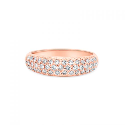 Diamond 0.50ct Pink Gold K18 Ring 