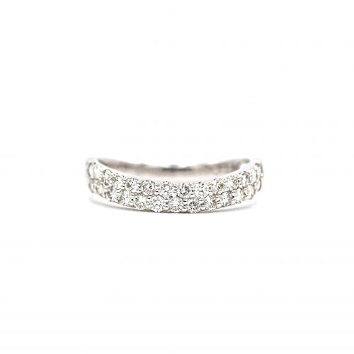 Ring Diamond 0.50ct Simple Design Platinum 