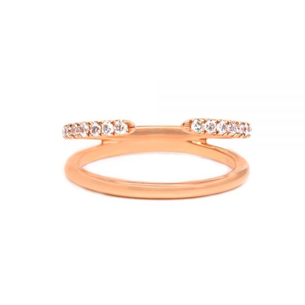 Diamond Fashion Ring in Pink Gold K18 